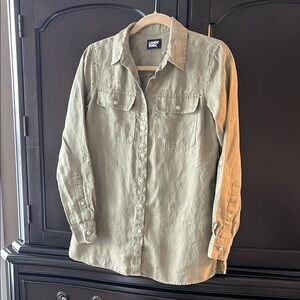 Linen long sleeve shirt lands’ end